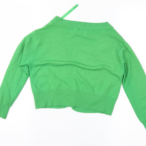 Urban Behavior Womens Green   Cardigan Jumper One Size