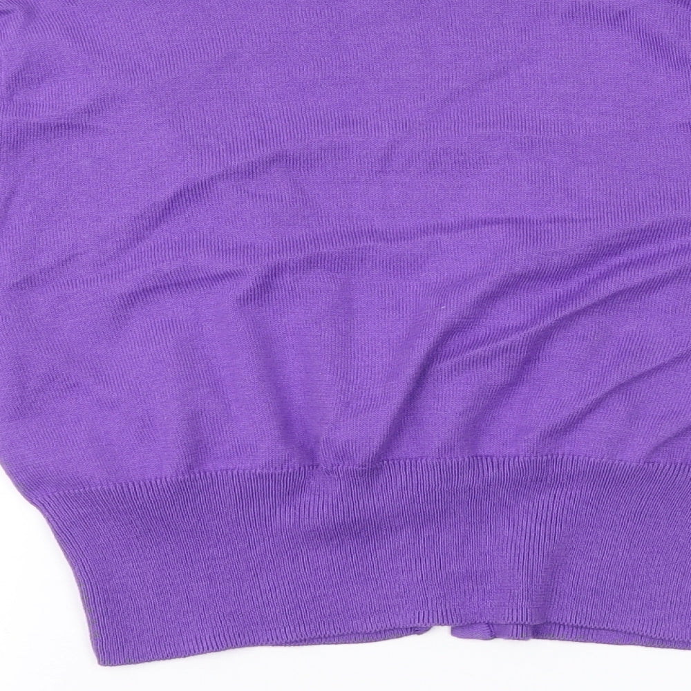Red Herring Womens Purple   Cardigan Jumper Size 14