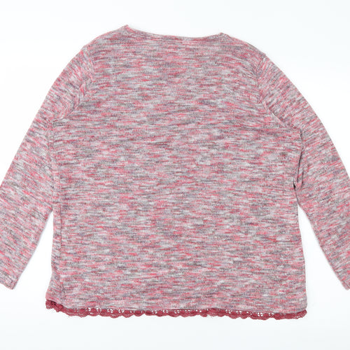 EWM Womens Pink   Pullover Jumper Size M