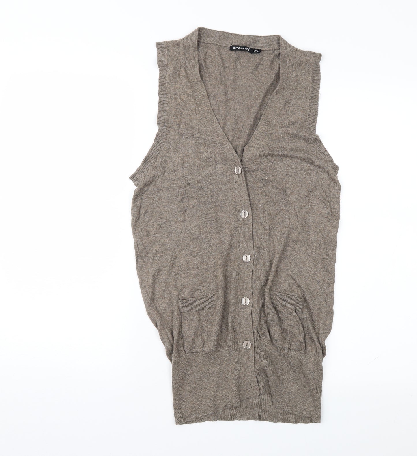Atmosphere Womens Brown   Cardigan Jumper Size 12