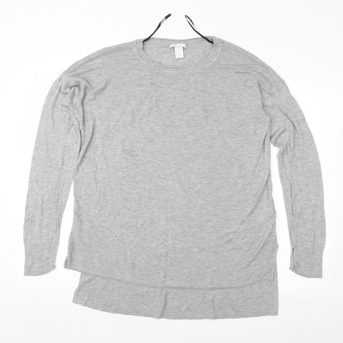 H&M Womens Grey   Pullover Jumper Size L