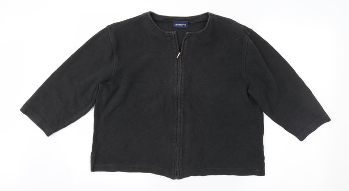 Liz Claiborne Womens Black Jacket Size M