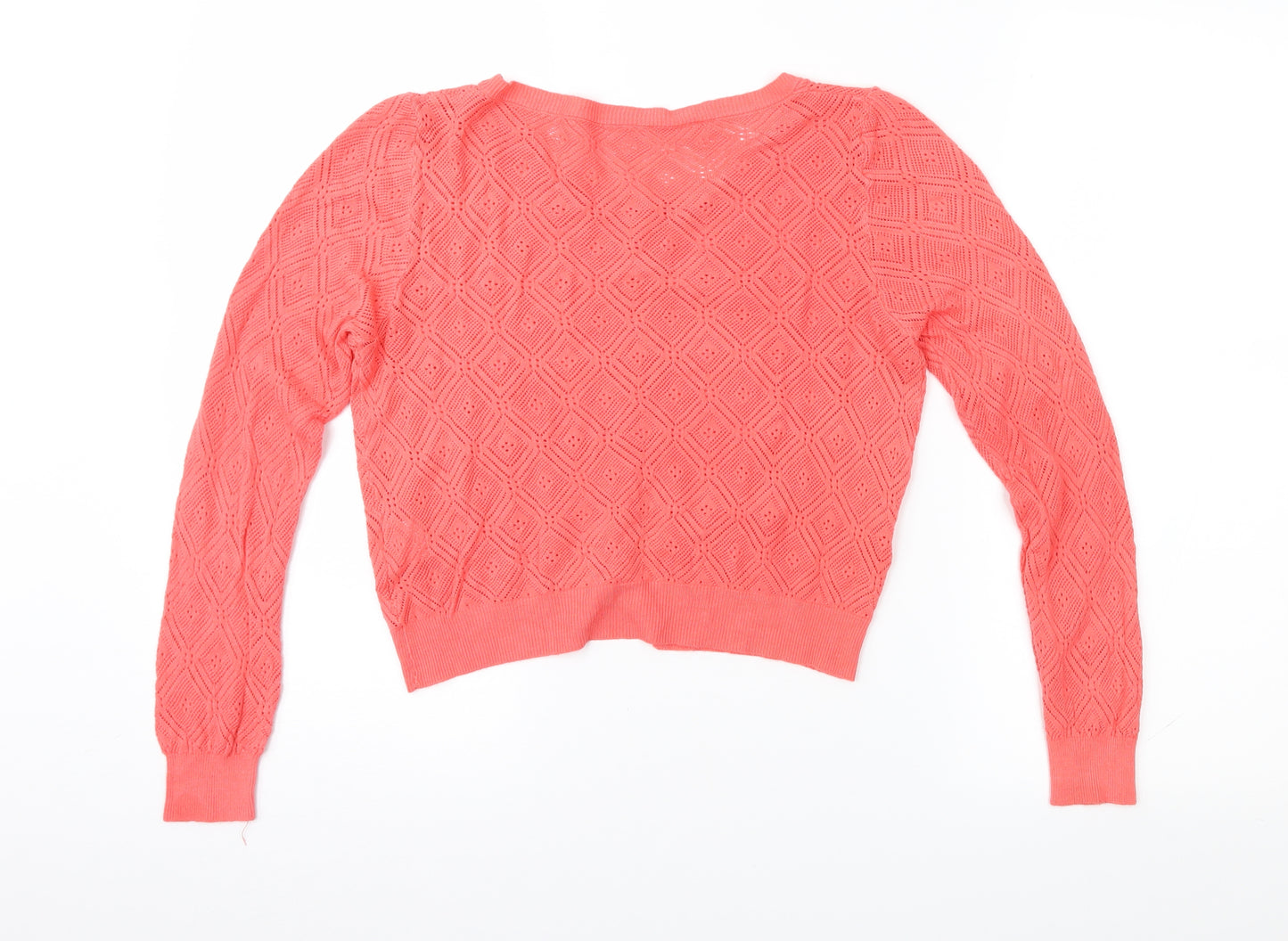 Preworn Womens Pink   Cardigan Jumper Size M