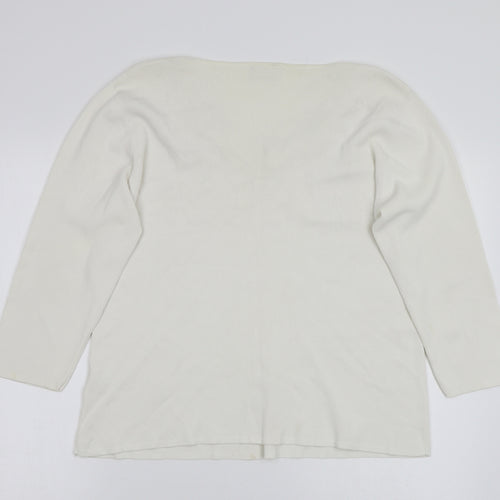 Roman Womens White   Basic T-Shirt Size L