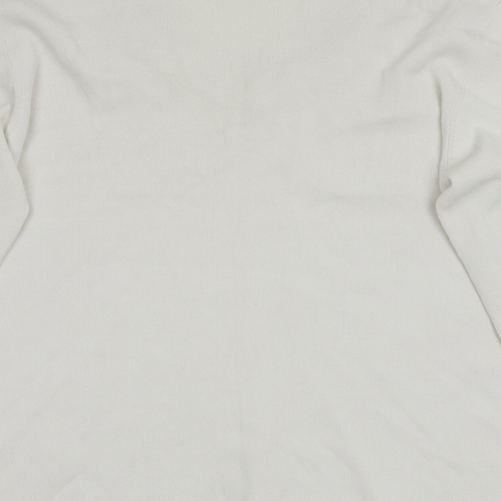 Roman Womens White   Basic T-Shirt Size L