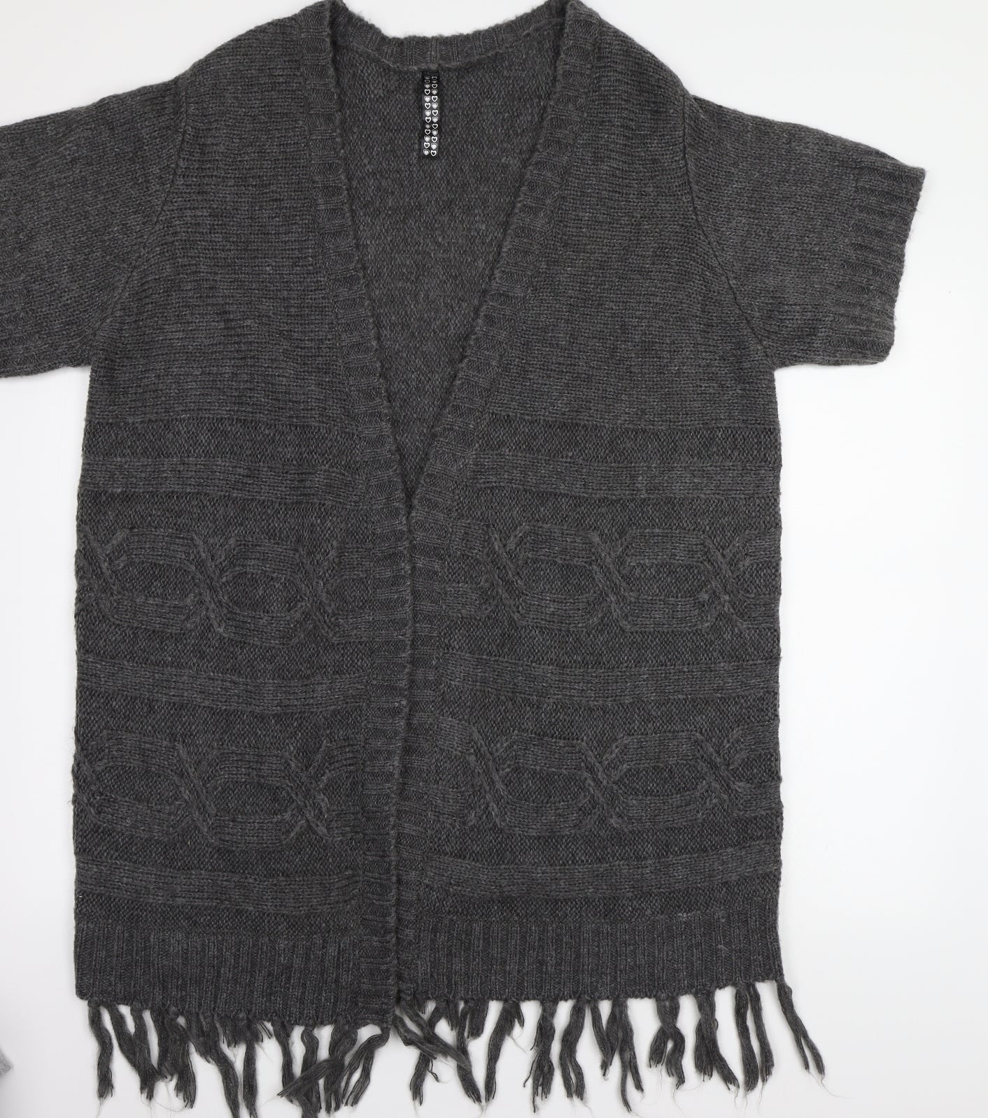 Preworn Womens Grey   Cardigan Jumper Size 20
