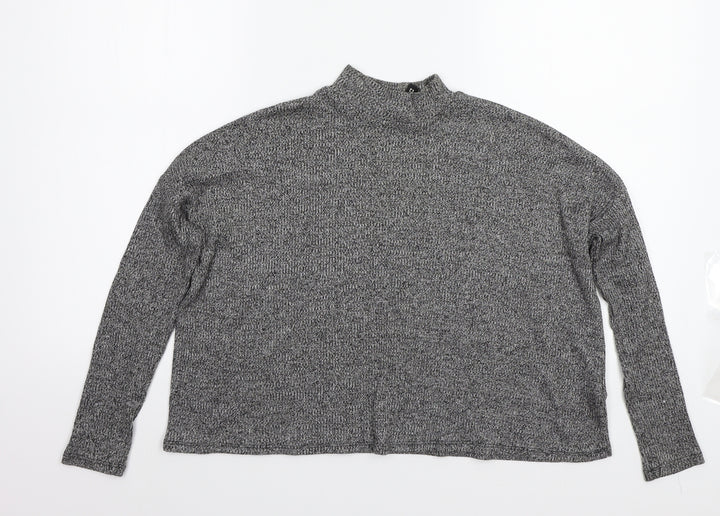 H&M Womens Grey Pullover Jumper Size XS