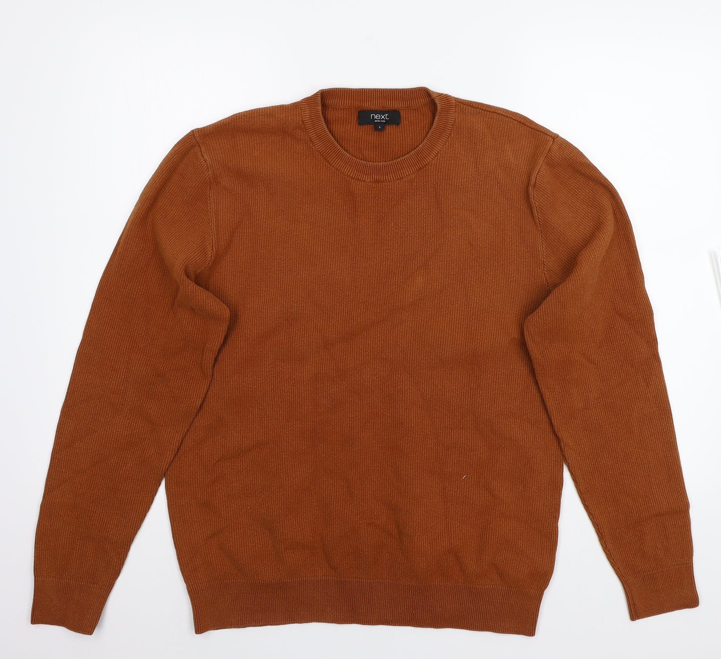 NEXT Mens Brown   Pullover Jumper Size L