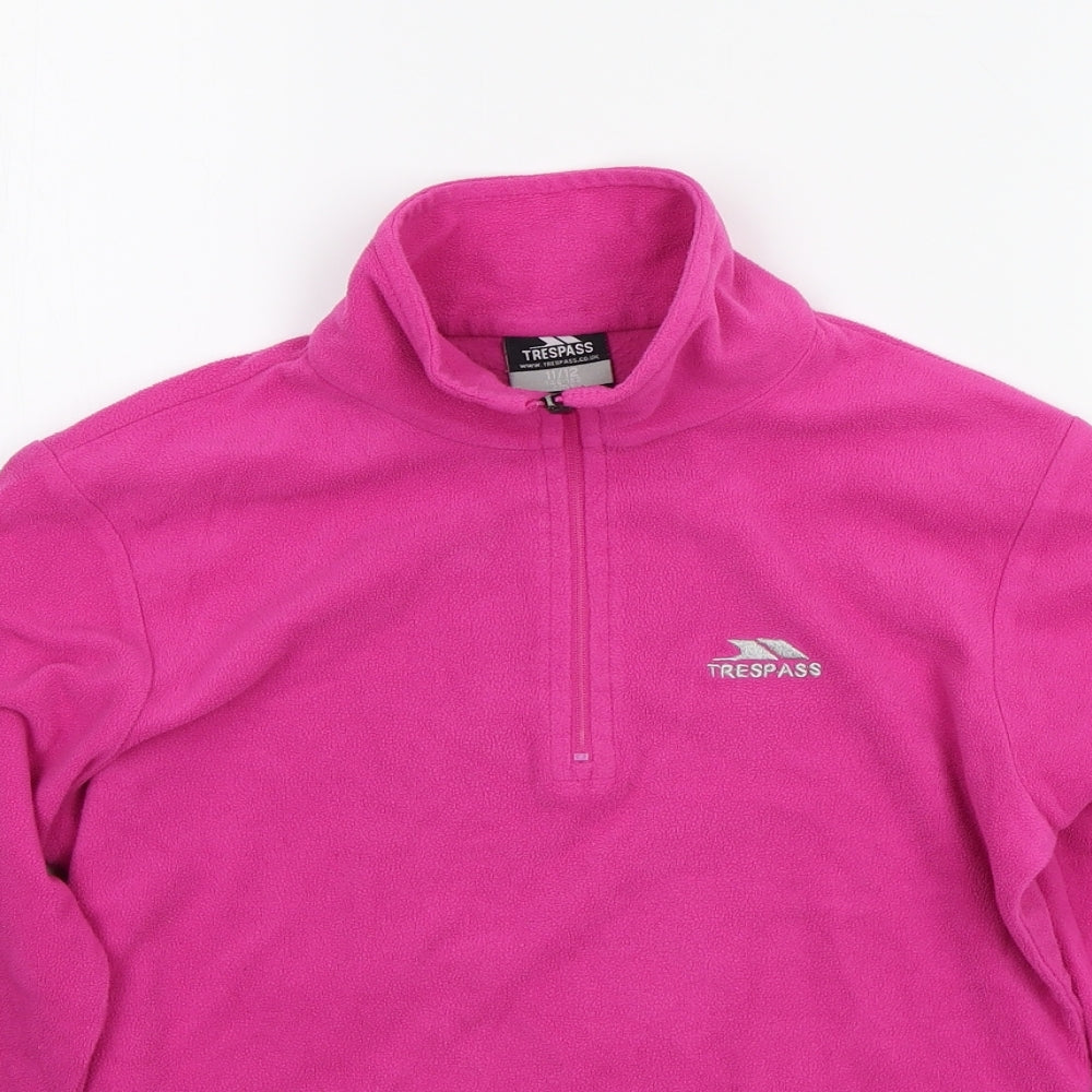 Tresspass Girls Pink   Pullover Jumper Size 12 Years