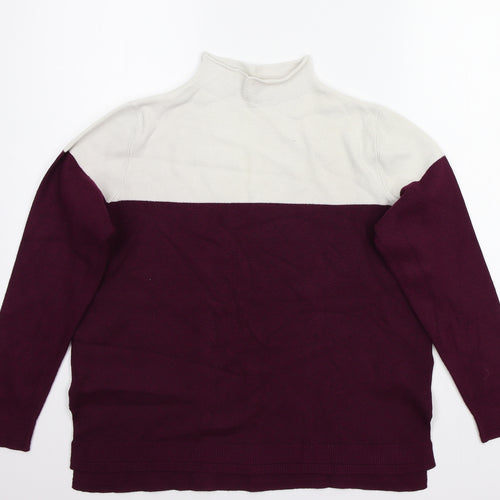 Marks and Spencer Womens White   Pullover Jumper Size 14