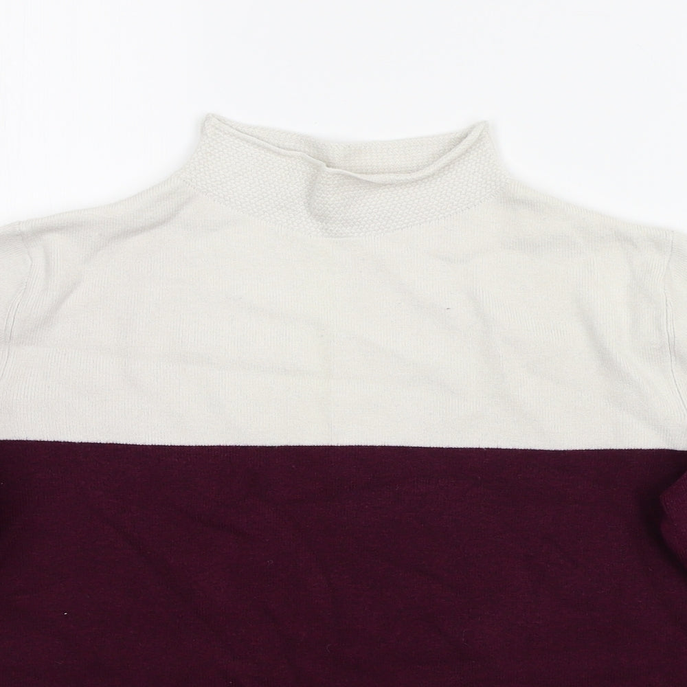 Marks and Spencer Womens White   Pullover Jumper Size 14