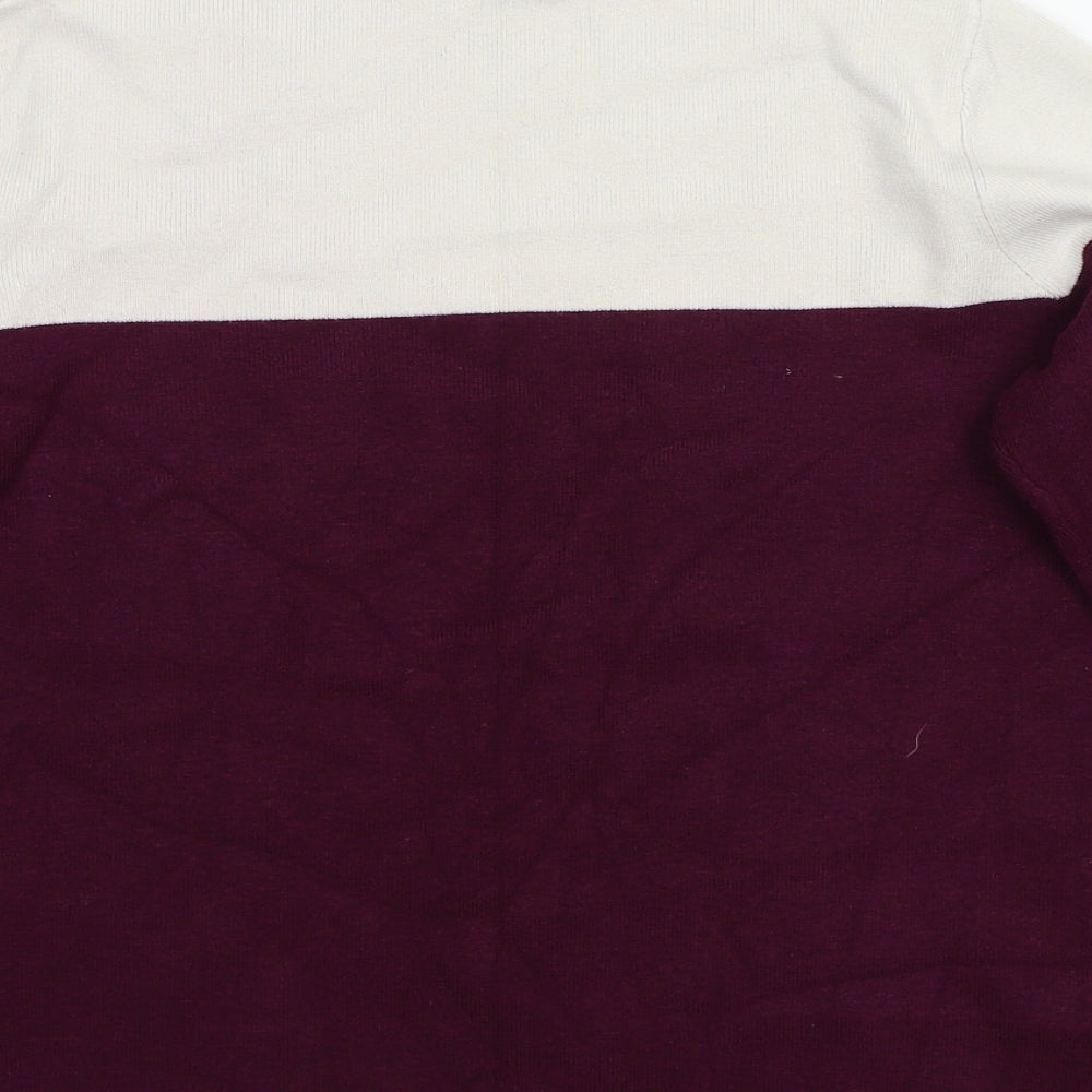 Marks and Spencer Womens White   Pullover Jumper Size 14
