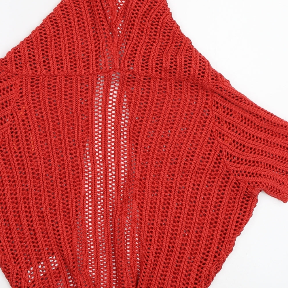 George Womens Red   Cardigan Jumper Size 12