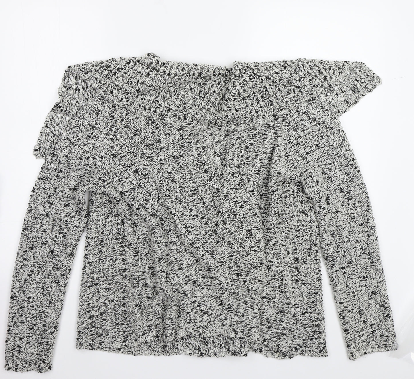 Moda Womens Grey   Cardigan Jumper Size 14