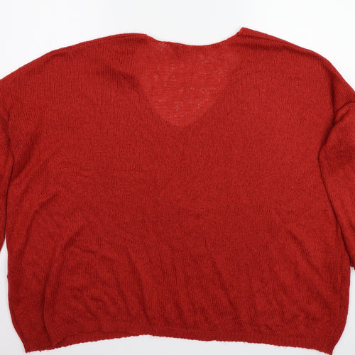 ASOS Womens Red   Pullover Jumper Size 12