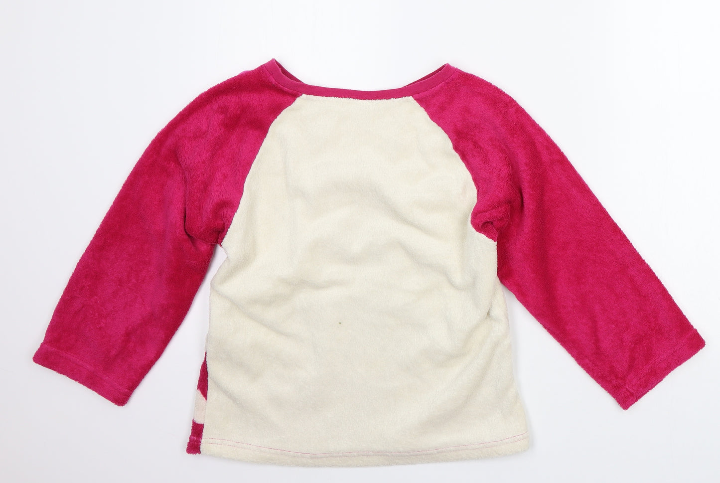 Preworn Girls Pink   Pullover Jumper Size 12 Years