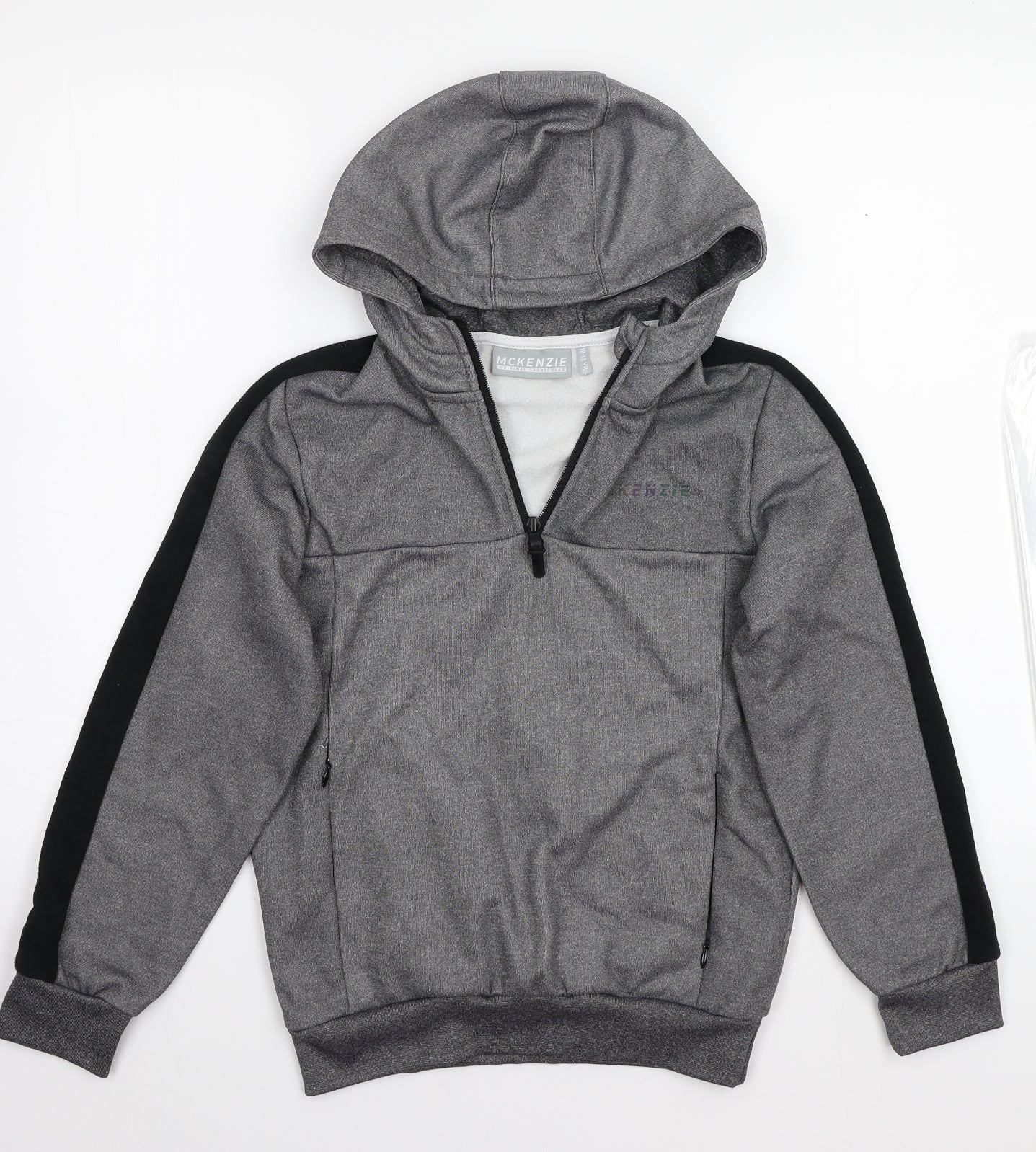 McKenzie Boys Grey   Pullover Hoodie Size 12 Years