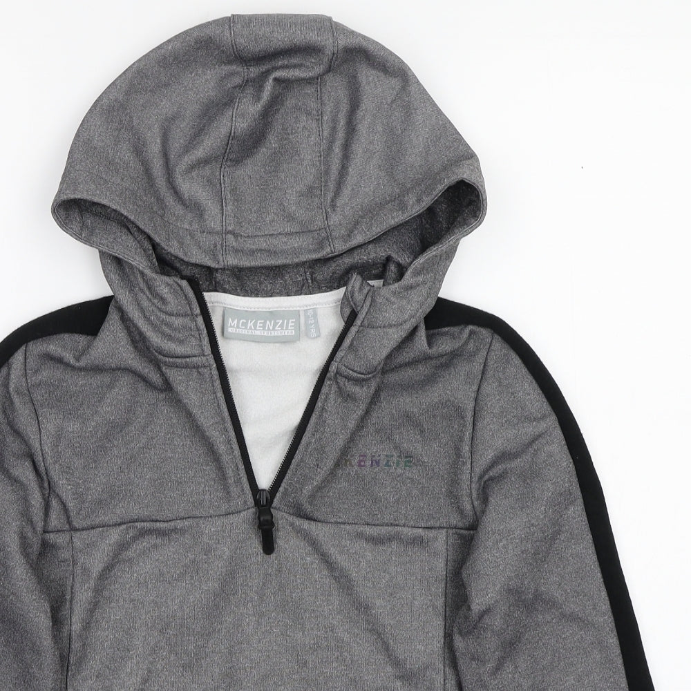 McKenzie Boys Grey   Pullover Hoodie Size 12 Years