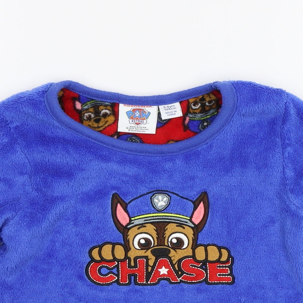 Paw Patrol Boys Blue   Pullover Jumper Size 3-4 Years
