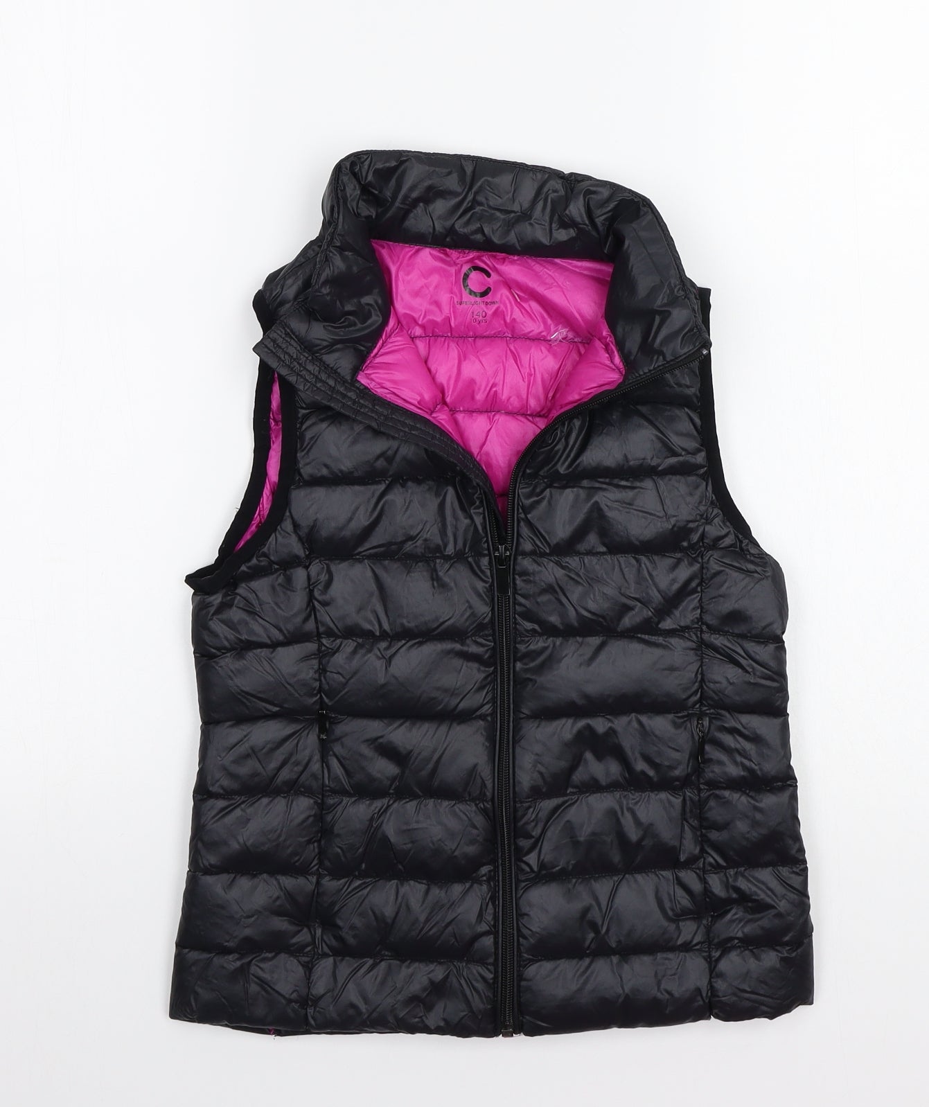 Superlight down Girls Black   Jacket Coat Size 10 Years