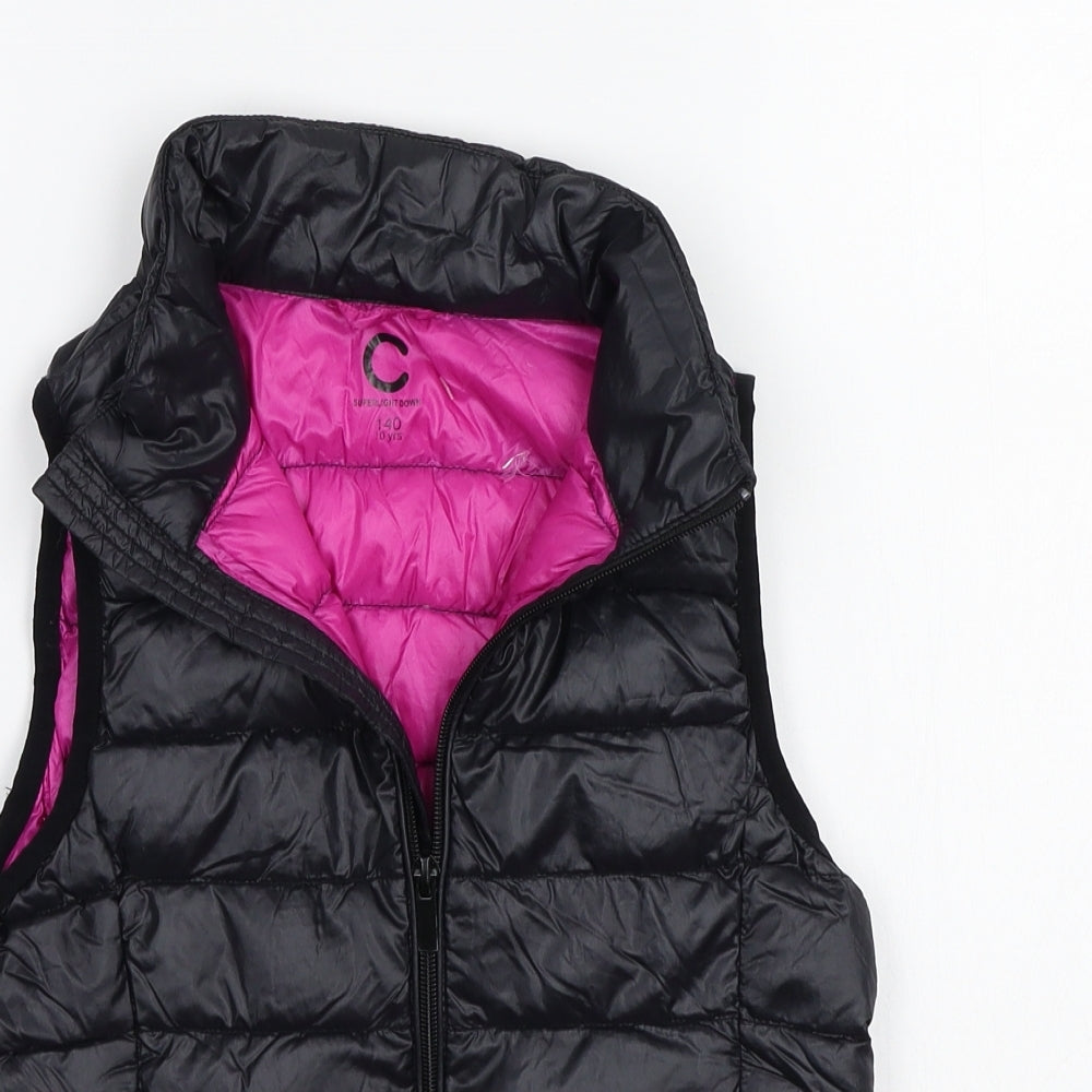 Superlight down Girls Black   Jacket Coat Size 10 Years