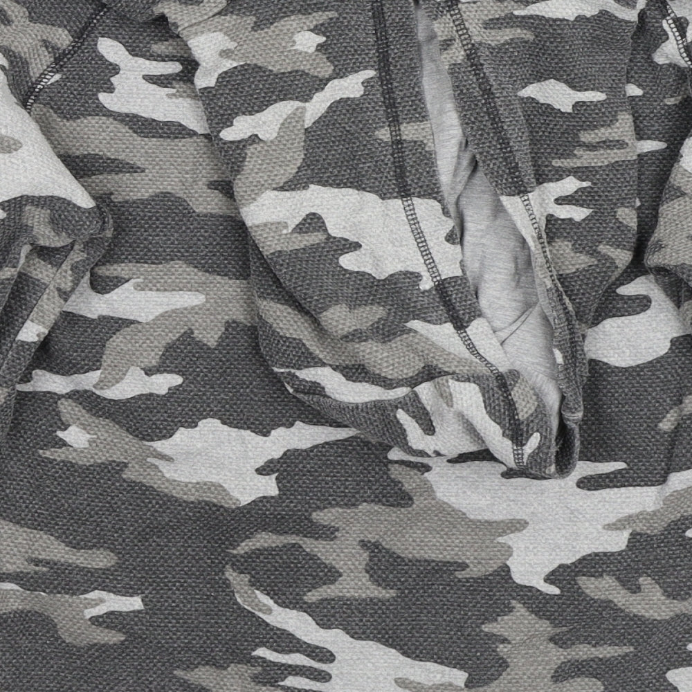 George Boys Grey Camouflage  Pullover Hoodie Size 13 Years