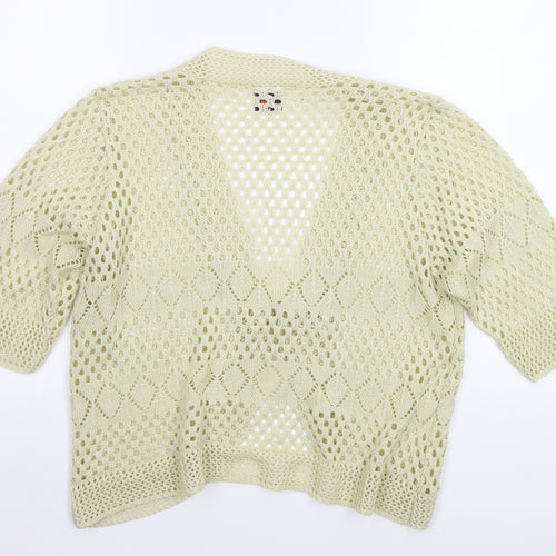 Knitt Womens Beige   Cardigan Jumper Size M
