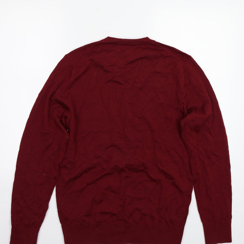 Saba Mens Red   Pullover Jumper Size S
