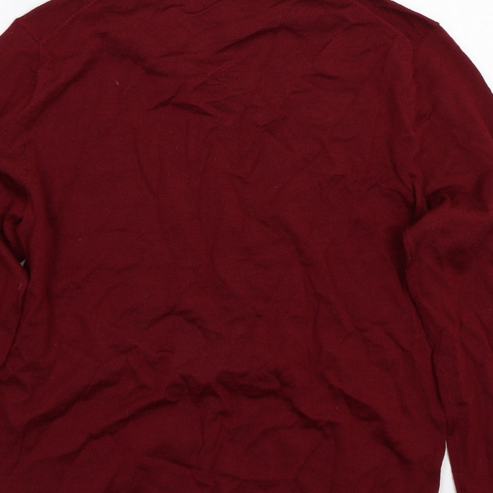 Saba Mens Red   Pullover Jumper Size S