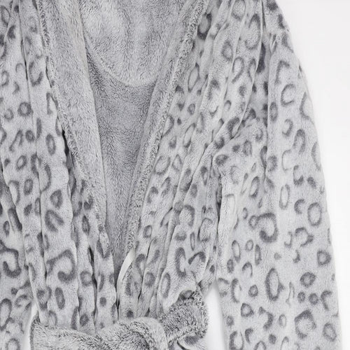 Marks and Spencer Womens Grey Animal Print  Babydoll Gown Size 14