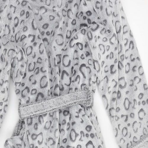 Marks and Spencer Womens Grey Animal Print  Babydoll Gown Size 14