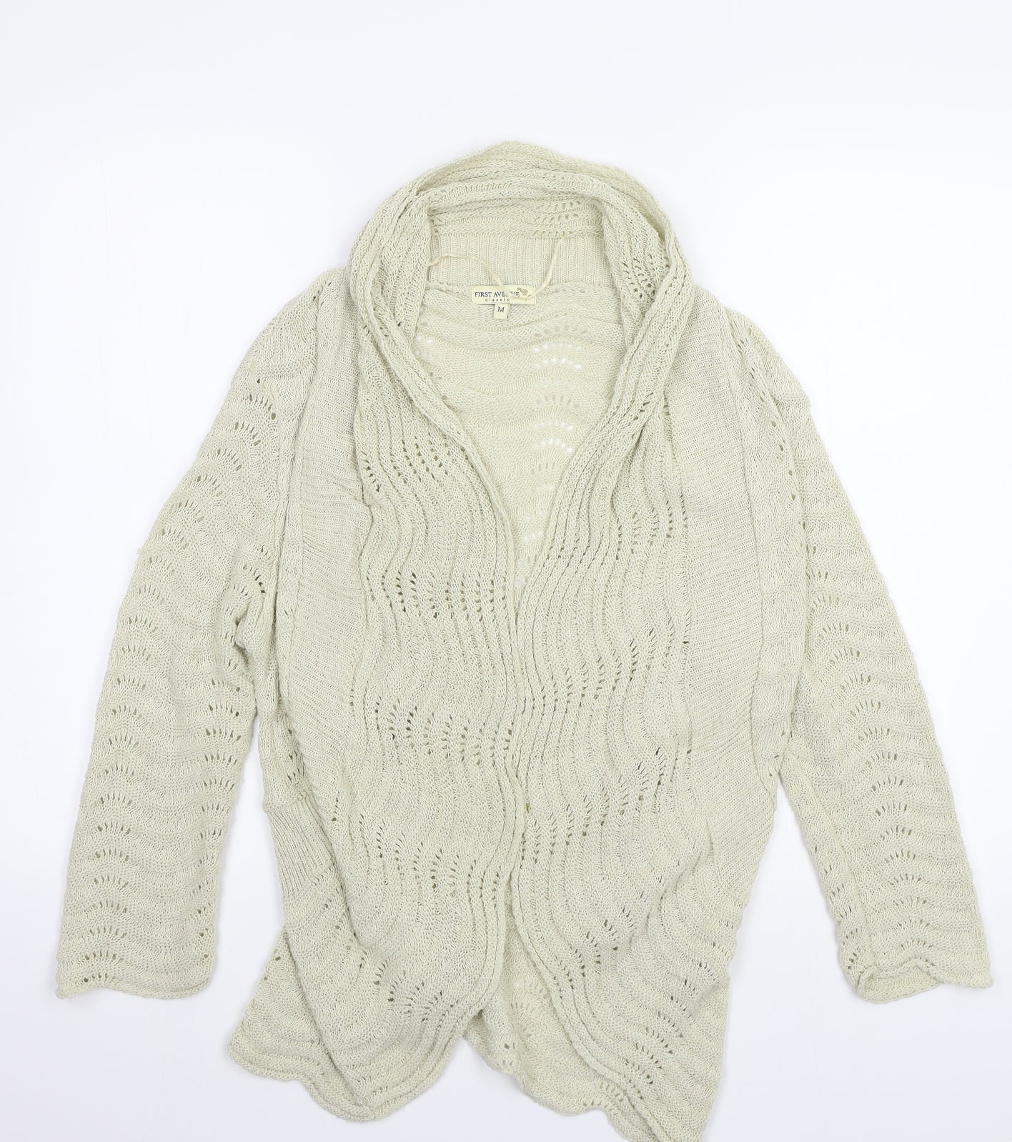 first avenue Womens Beige   Cardigan Jumper Size M