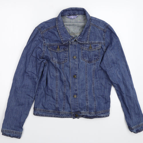 Avenue Womens Blue   Jacket Coat Size M