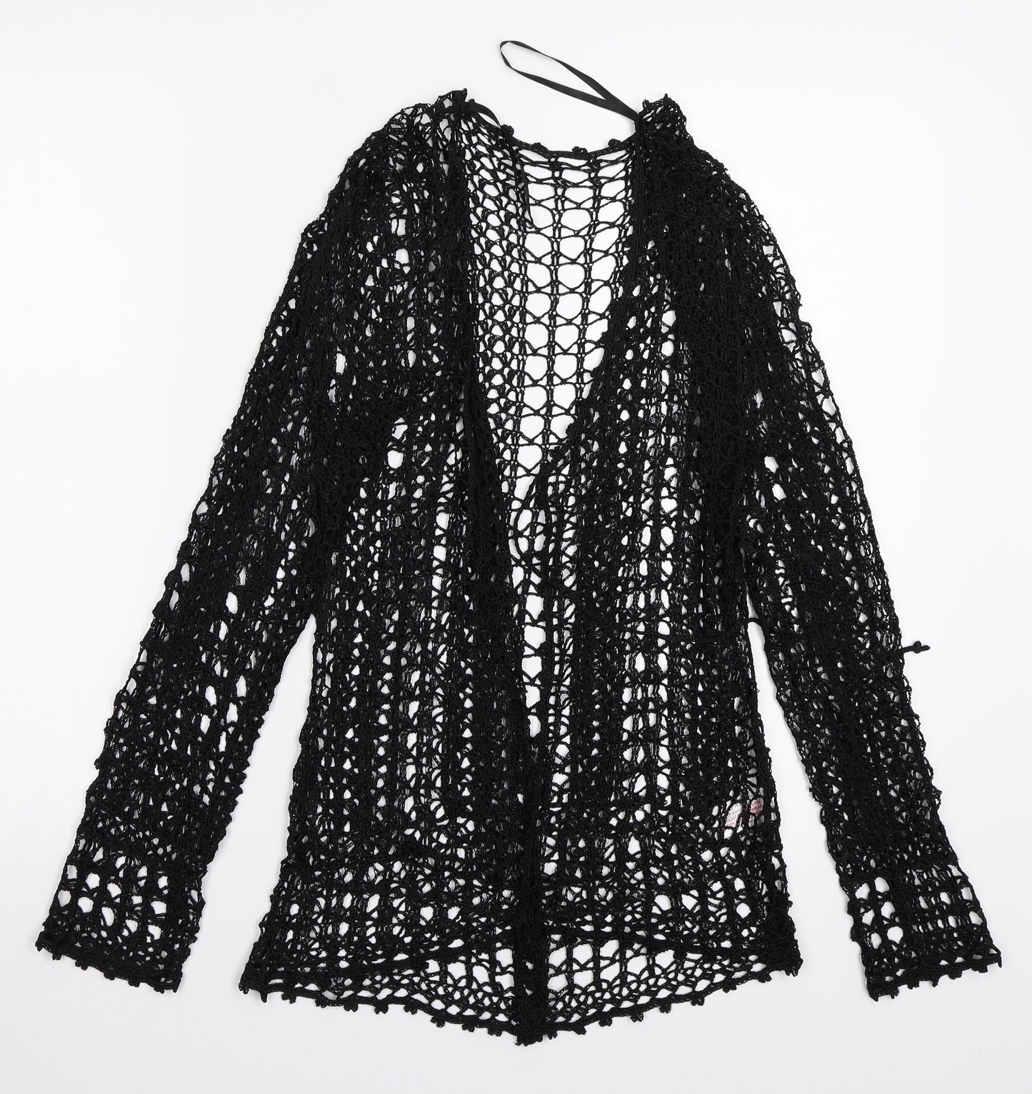 Preworn Womens Black   Cardigan Jumper Size 16