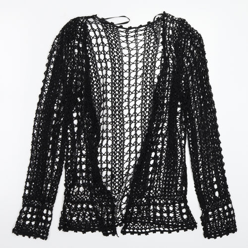 Preworn Womens Black   Cardigan Jumper Size 16