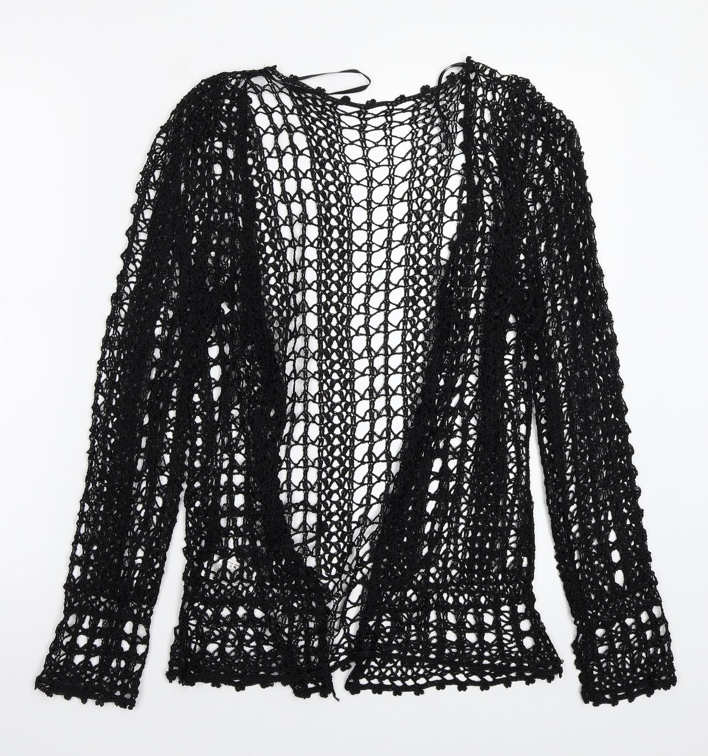 Preworn Womens Black   Cardigan Jumper Size 16