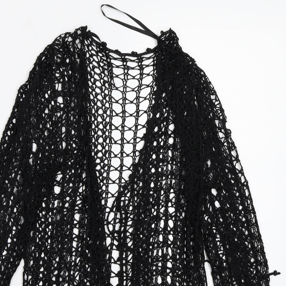 Preworn Womens Black   Cardigan Jumper Size 16
