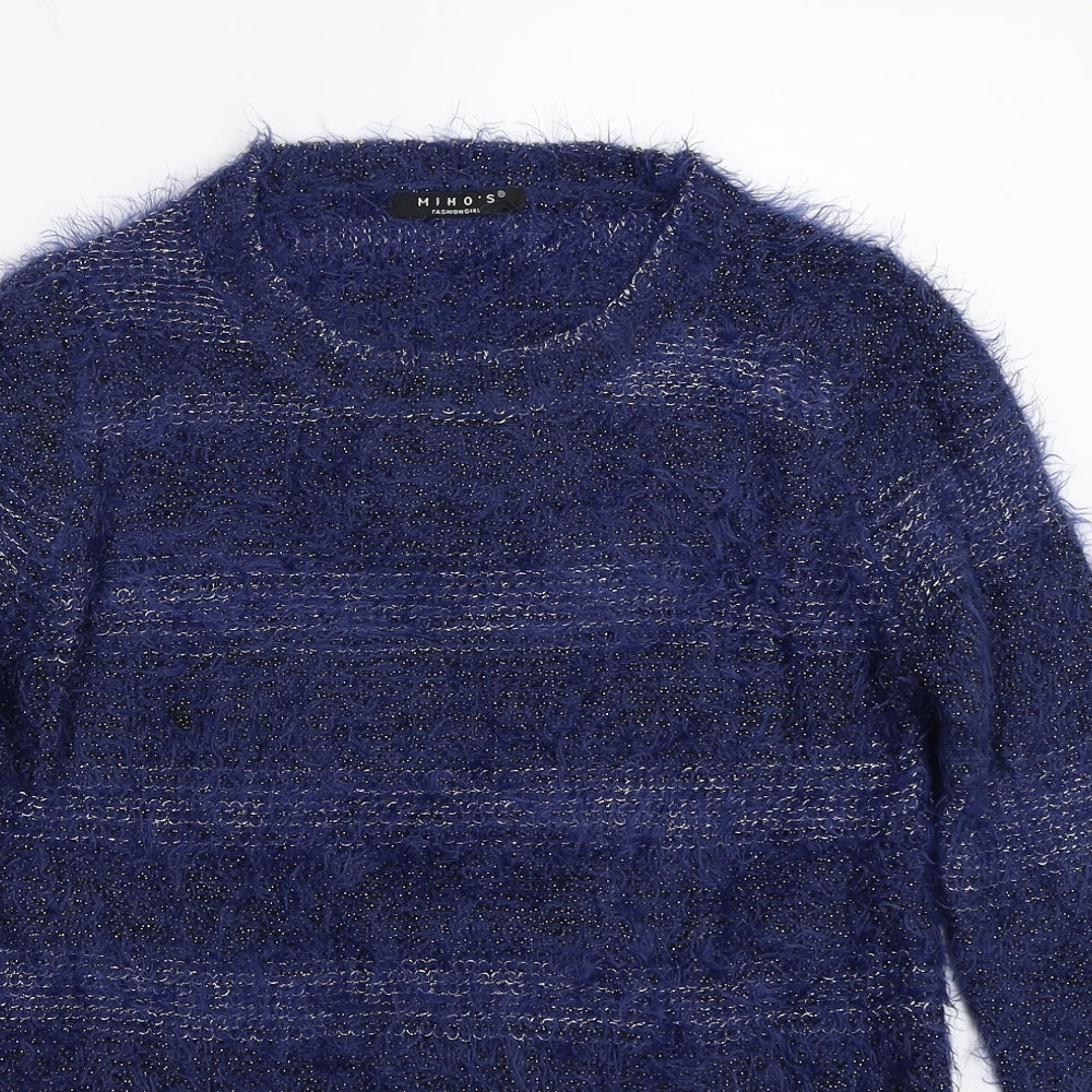 Mihos Womens Blue   Pullover Jumper Size S