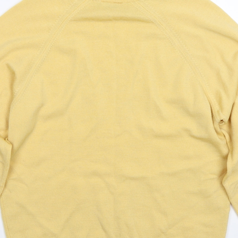 House of Fraser Womens Yellow   Pullover Jumper Size 12