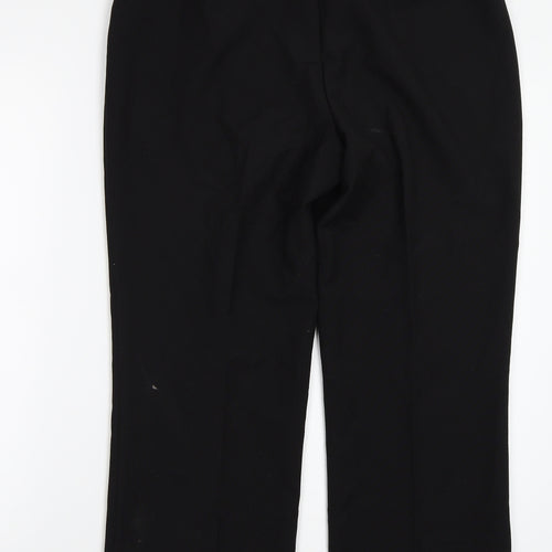 Preworn Womens Black   Trousers  Size 12 L27 in