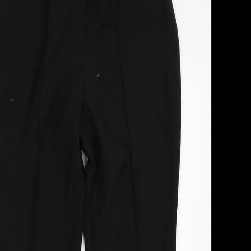 Preworn Womens Black   Trousers  Size 12 L27 in
