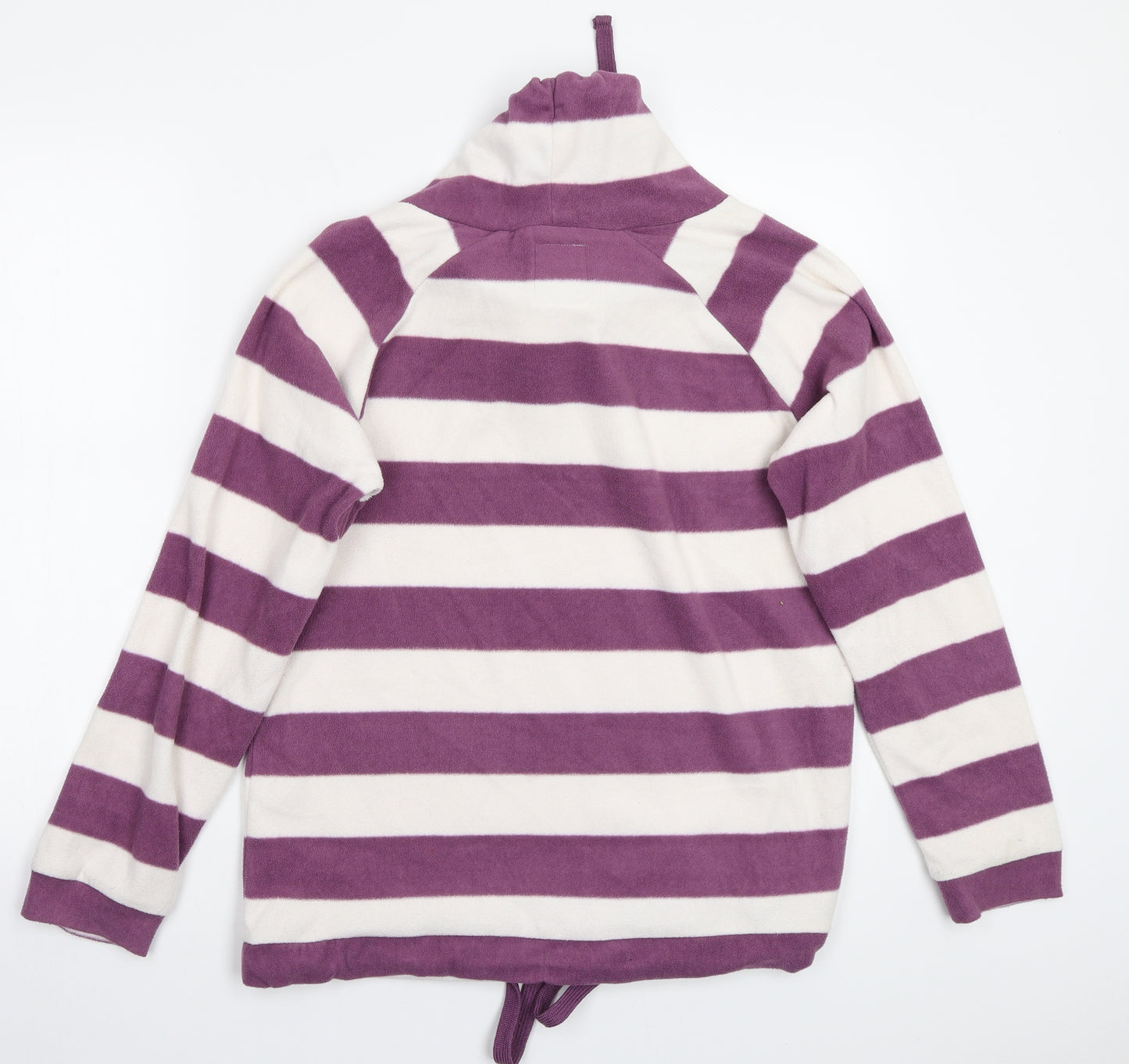 Store Twenty One Womens White Striped  Pullover Jumper Size 10
