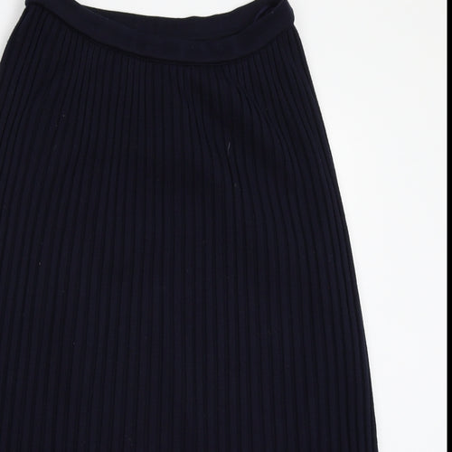 Preworn Womens Blue   A-Line Skirt Size 14