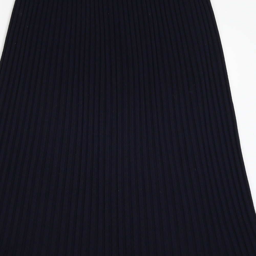 Preworn Womens Blue   A-Line Skirt Size 14