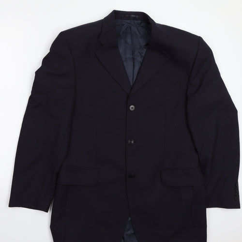 Lorunser Mens Blue   Jacket Suit Jacket