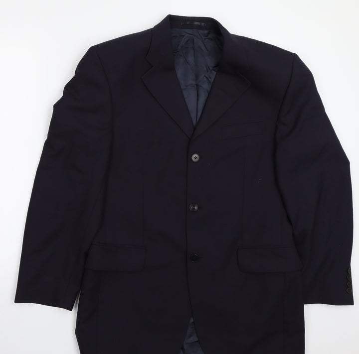 Lorunser Mens Blue   Jacket Suit Jacket