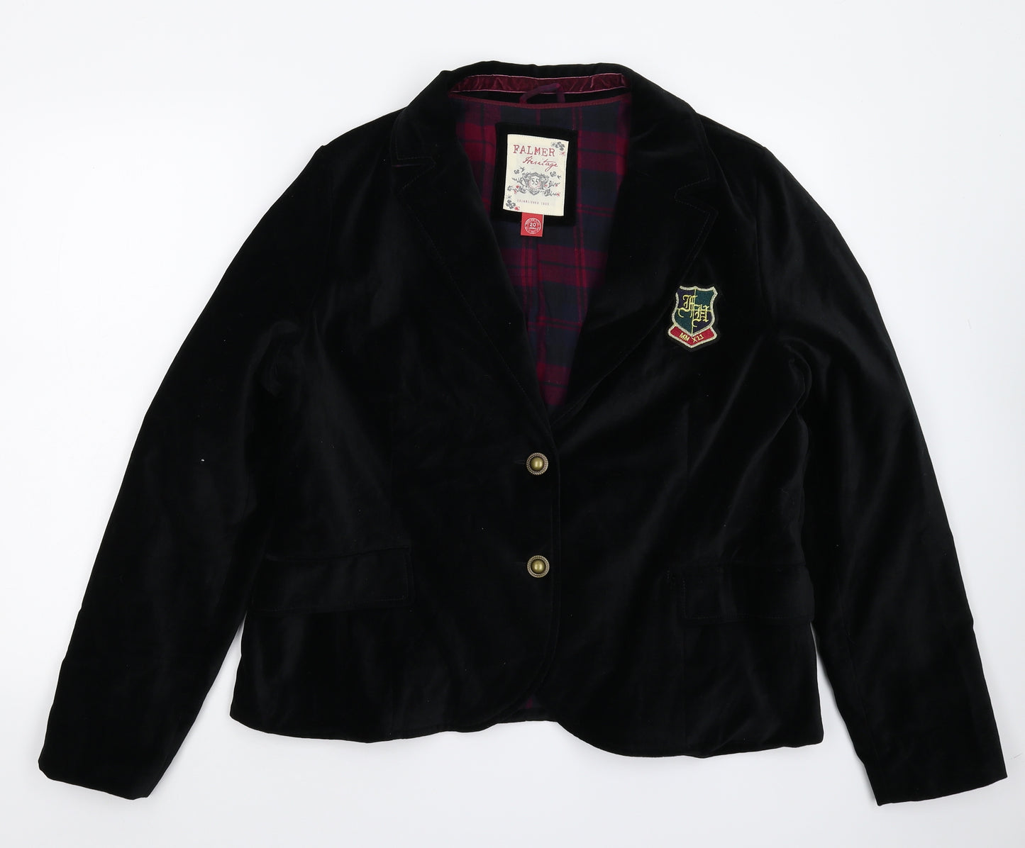 Falmer Womens Black   Jacket Blazer Size 20