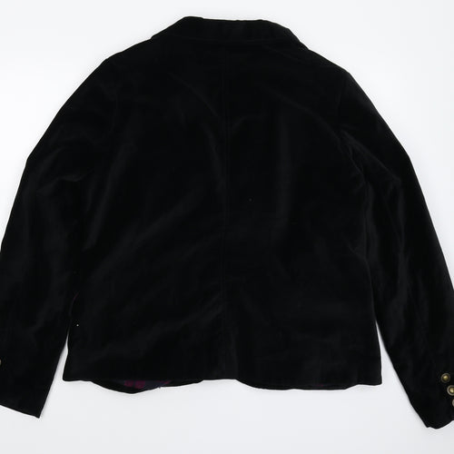 Falmer Womens Black   Jacket Blazer Size 20