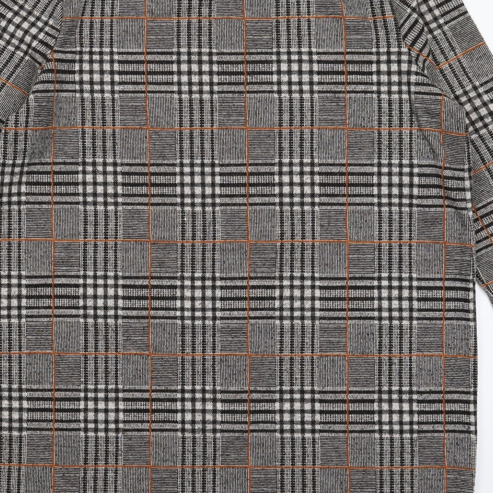 TU Womens Grey Check  Pullover Jumper Size 16