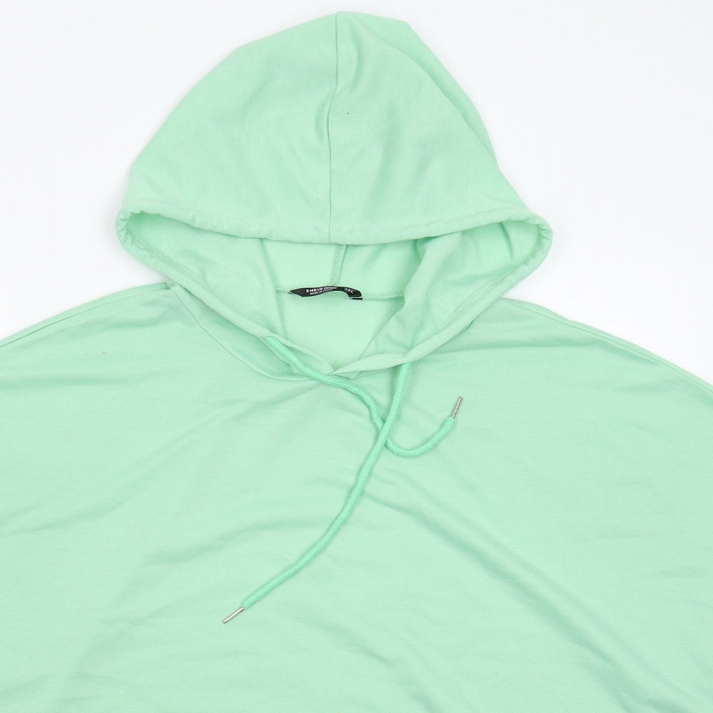 SheIn Womens Green   Pullover Hoodie Size 3XL